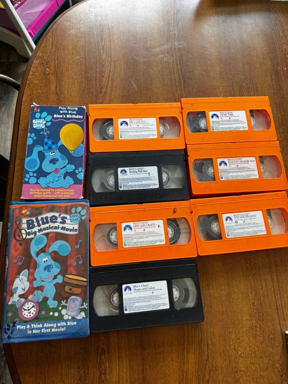 Blues clues vhs lot of 9